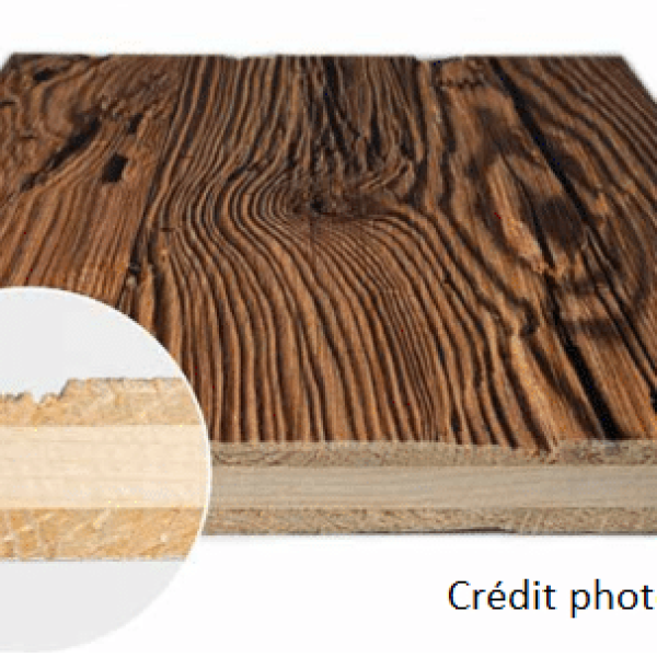 Panneau 3 plis imitation vieux bois , vieux chêne , brossé ; éclaté, SUN WOOD SUNWOOD STAINER
